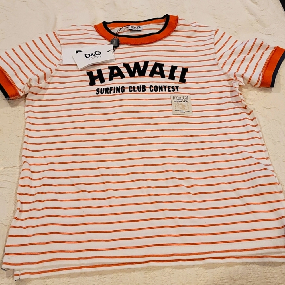 Dolce & Gabbana Juniors, L Hawaii Surfing Club Shirt.